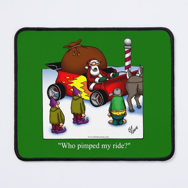 Item preview, Funny Spectickles Christmas Santa’s Sleigh Cartoon Humor designed and sold by abbottoons.