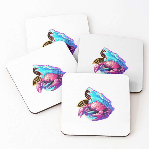 Item preview, Vaporwave Crab #1  designed and sold by DollyArtwork.