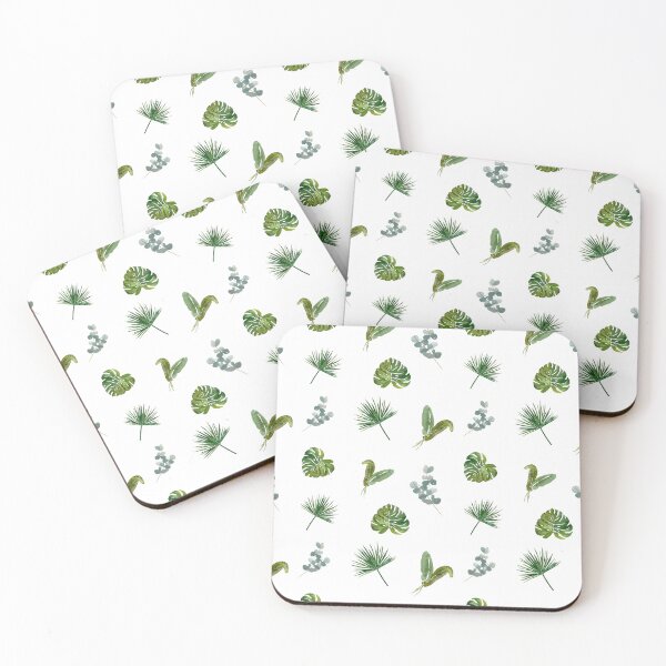 Item preview, Palm leaves green seamless pattern designed and sold by Yana Mustafina | Boho Soulful Designs.