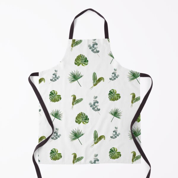 Item preview, Palm leaves green seamless pattern designed and sold by Yana Mustafina | Boho Soulful Designs.