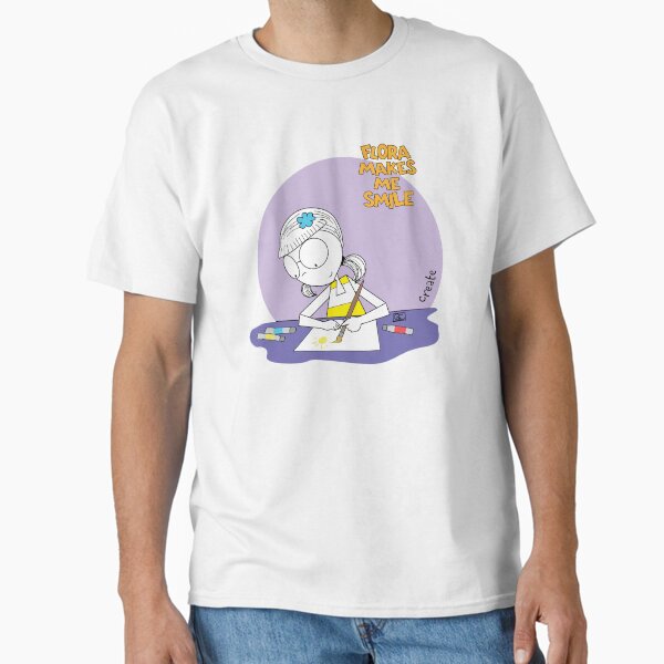 FLORA MAKES ME SMILE - CREATE Classic T-Shirt