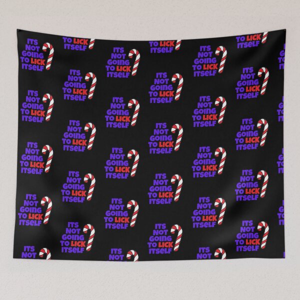 Item preview, Its Not Going to Lick Itself. Christmas Candy Cane Design designed and sold by Peter Stawicki.