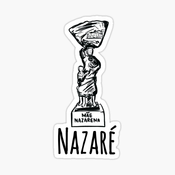Artikel-Vorschau von Nazare Portugal big waves Mae Nazarena , designt und verkauft von Tropical Blood.