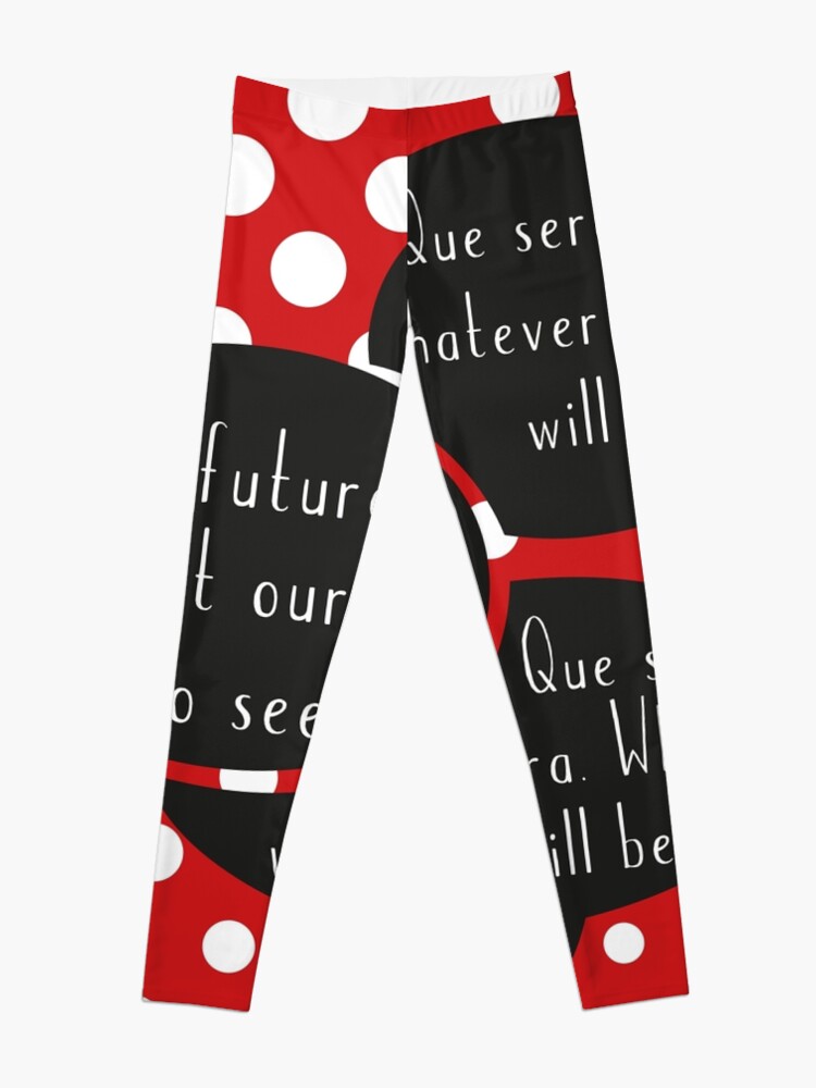 Alternate view of Que sera sera Leggings