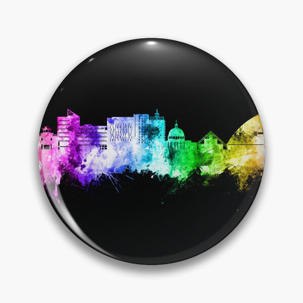 Item preview, Milton Keynes England Skyline designed and sold by ArtPrints.
