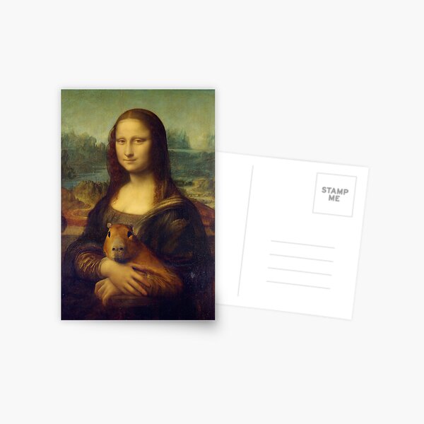 Item preview, mona lisa capybara designed and sold by Nodrazir.