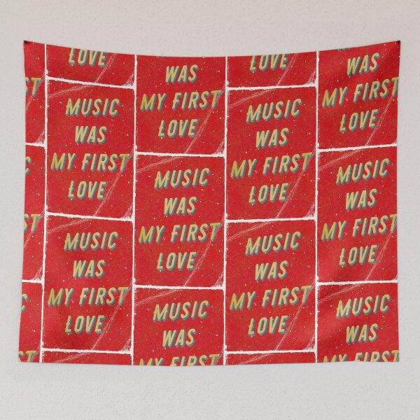 Item preview, Music was my First Love designed and sold by Hell-Prints.