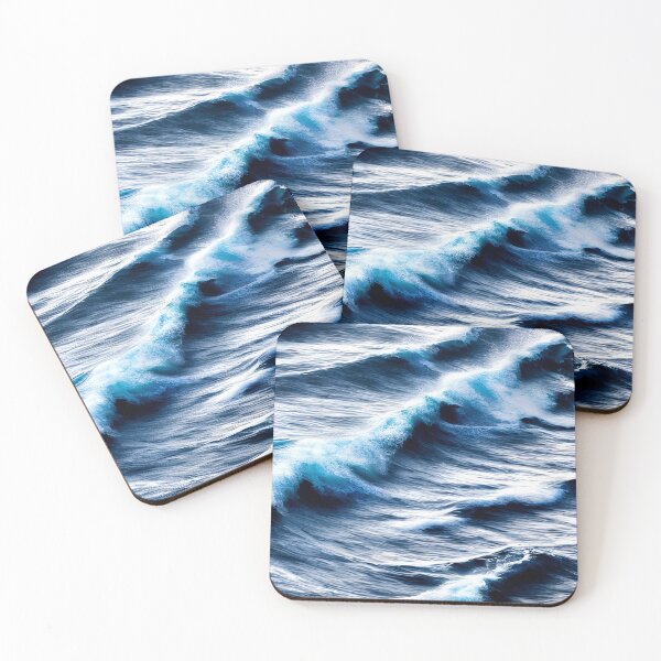 Aperçu de l'œuvre vagues bleues de l'océan #32 créée et vendue par supeart.