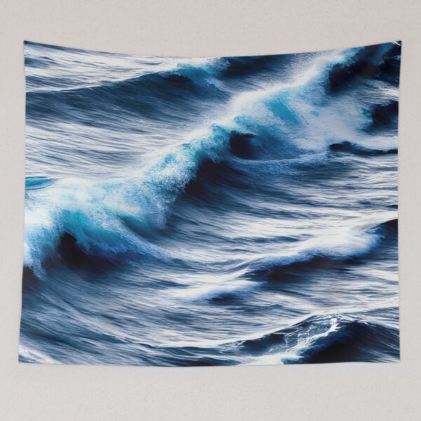 Item preview, blue ocean waves #32 designed and sold by supeart.