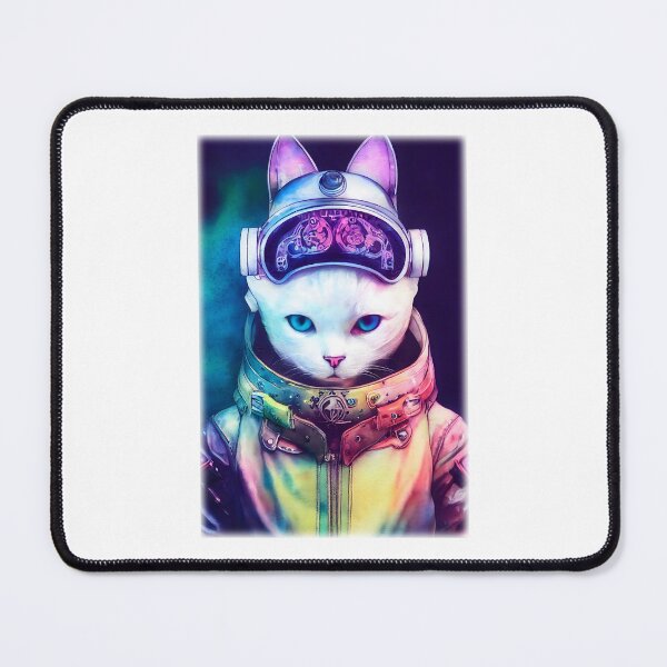 Item preview, Cyberpunk cat illustration, cyberpunk cat design, cat art. designed and sold by cliffordmayers.