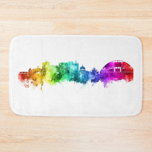 Item preview, Milton Keynes England Skyline designed and sold by ArtPrints.