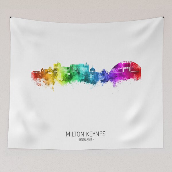 Item preview, Milton Keynes England Skyline designed and sold by ArtPrints.