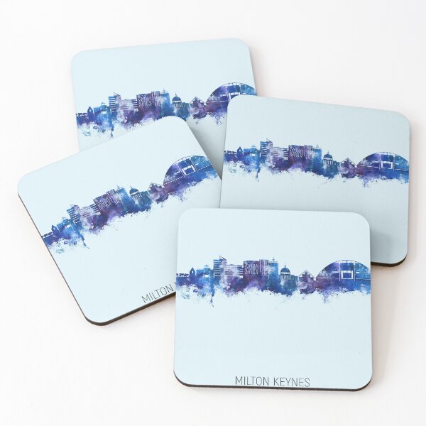 Item preview, Milton Keynes England Skyline designed and sold by ArtPrints.