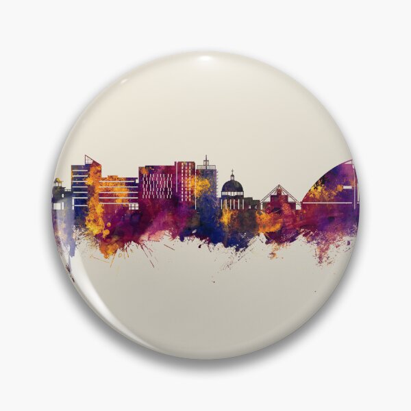 Item preview, Milton Keynes England Skyline designed and sold by ArtPrints.