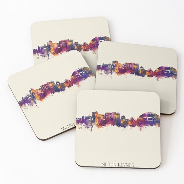 Item preview, Milton Keynes England Skyline designed and sold by ArtPrints.