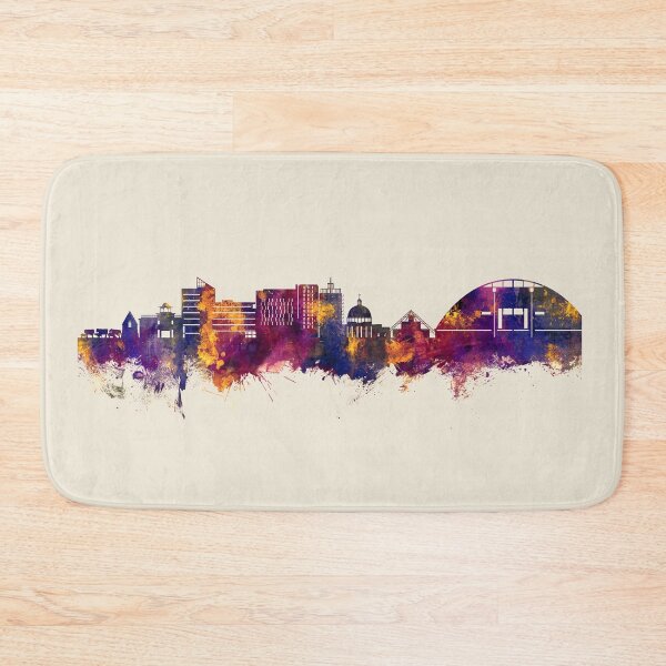 Item preview, Milton Keynes England Skyline designed and sold by ArtPrints.
