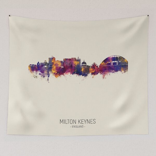 Item preview, Milton Keynes England Skyline designed and sold by ArtPrints.