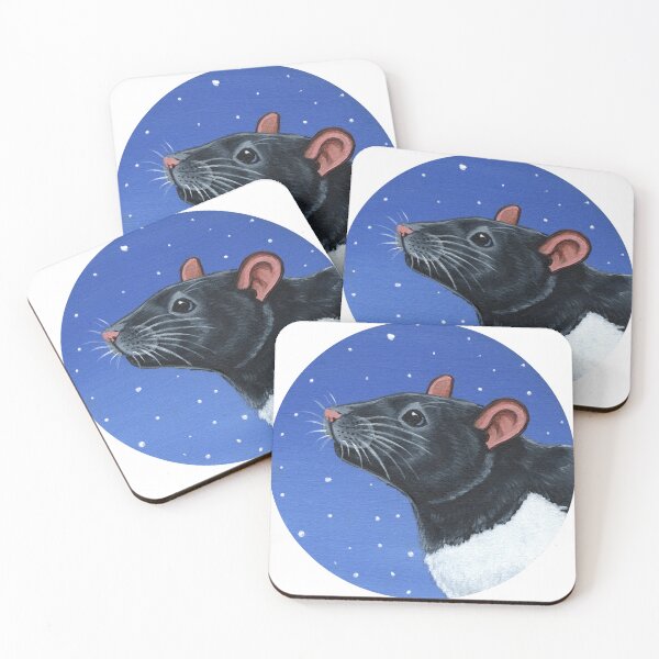 Item preview, Black Hooded Rat designed and sold by WolfySilver.