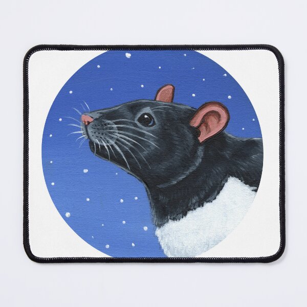 Item preview, Black Hooded Rat designed and sold by WolfySilver.
