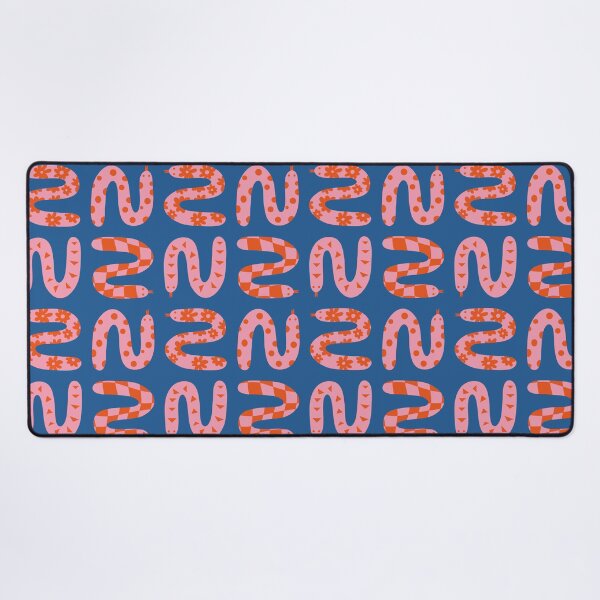Item preview, Snake Pattern (pink/orange/blue) designed and sold by Design Minds Boutique.