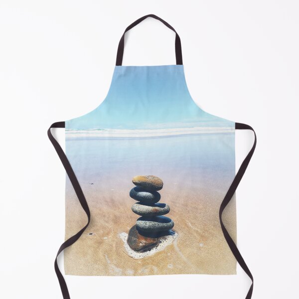 Item preview, Zen Cairn Tower Beach Pebbles Balancing Stones on Beach Sand 1 of 12 designed and sold by Beachy.