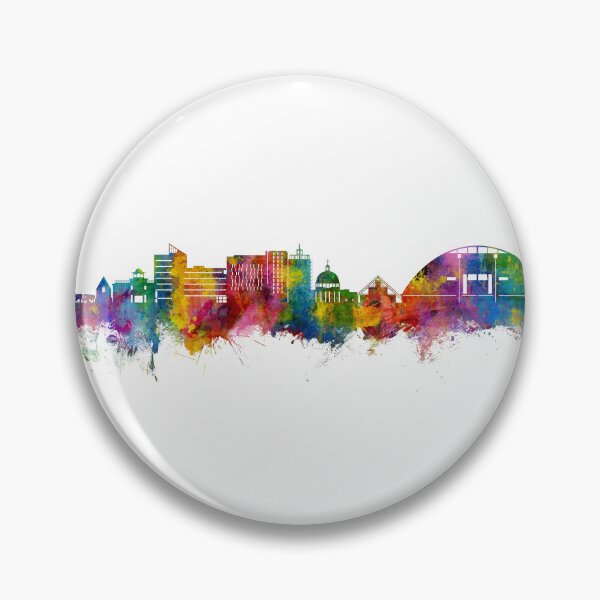 Item preview, Milton Keynes England Skyline designed and sold by ArtPrints.