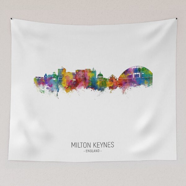 Item preview, Milton Keynes England Skyline designed and sold by ArtPrints.