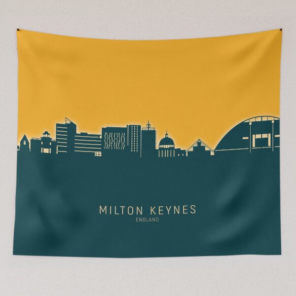 Item preview, Milton Keynes England Skyline designed and sold by ArtPrints.