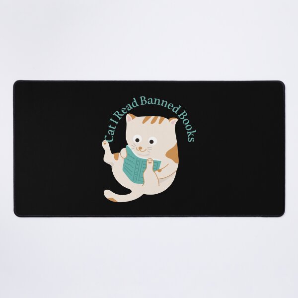Item preview, Cat I Read Banned Books , week designed and sold by FLOWER--ART.