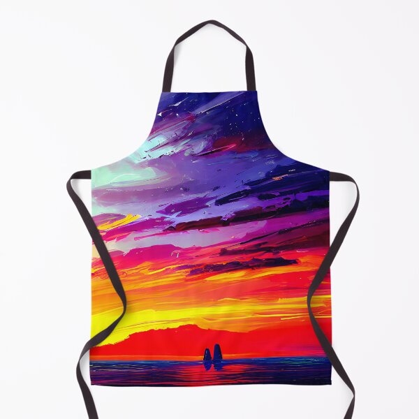 Item preview, ocean sunset waves, orange yellow vibes, vibrant color #2 designed and sold by supeart.
