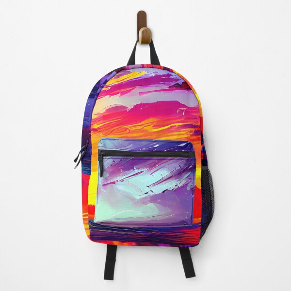 Item preview, ocean sunset waves, orange yellow vibes, vibrant color #2 designed and sold by supeart.