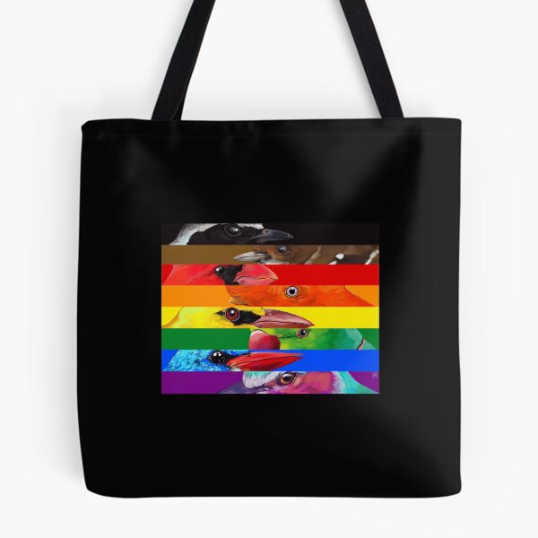 Item preview, LGBTQIA Pride Birds - Black and Brown  designed and sold by shiyuedexterr.