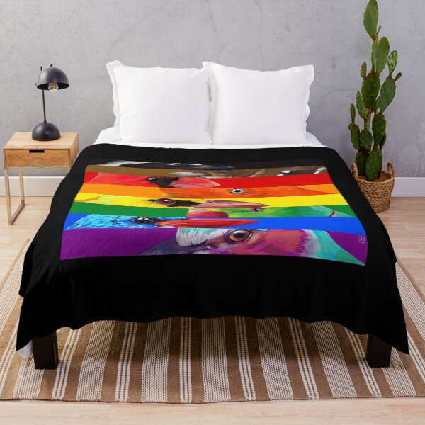 Item preview, LGBTQIA Pride Birds - Black and Brown  designed and sold by shiyuedexterr.