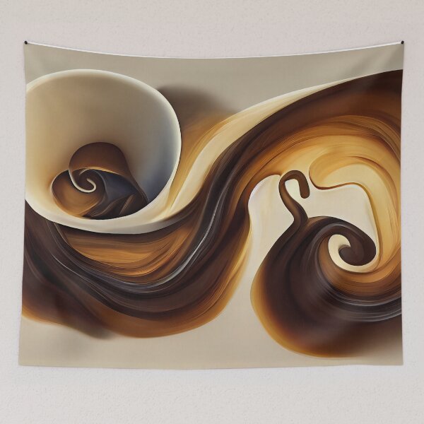 Item preview, Abstract Coffee Design #4 designed and sold by HowlHei.
