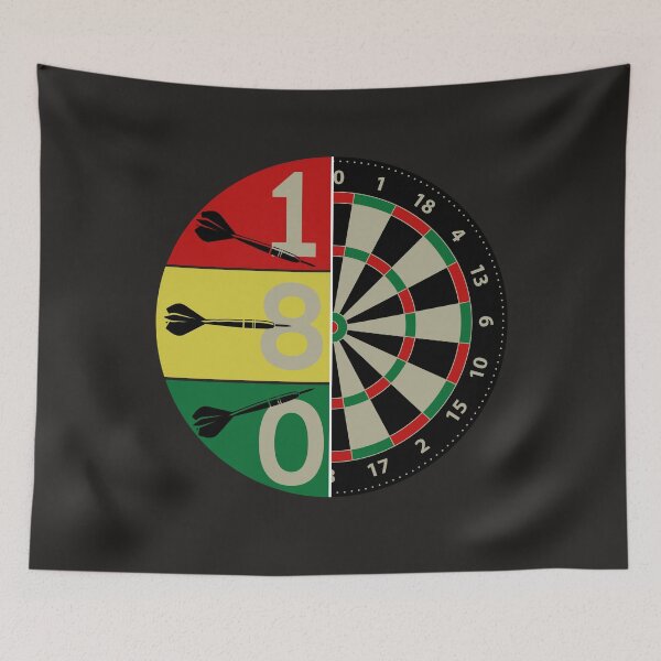 Item preview, 180 darts tshirt dart jersey designed and sold by HdCd-clo.
