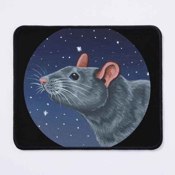 Item preview, Grey Rat Under the Stars designed and sold by WolfySilver.