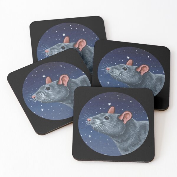 Item preview, Grey Rat Under the Stars designed and sold by WolfySilver.