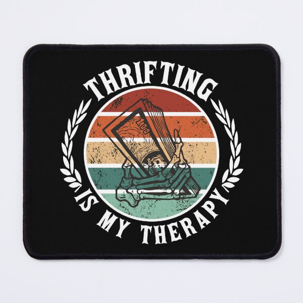 Item preview, Frugality - thrifting is my Therapy designed and sold by Stil-Mix.