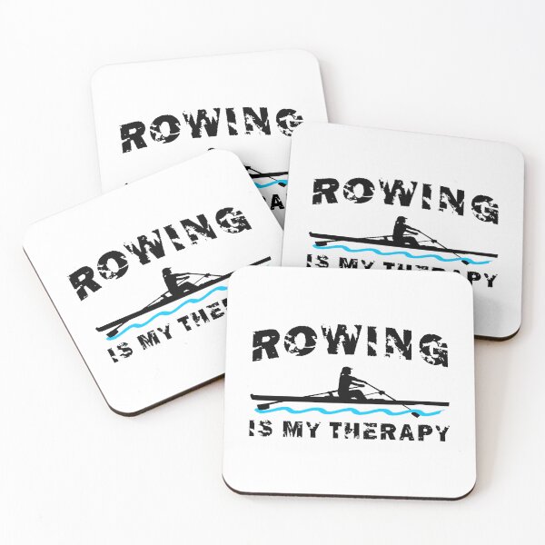 Item preview, Rowing is my therapy - Rowing woman, crew, single scull designed and sold by claudiasartwork.