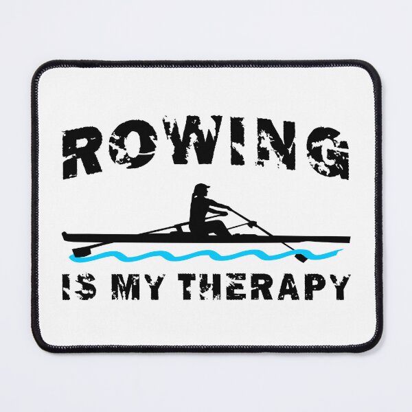 Item preview, Rowing is my therapy - Rowing woman, crew, single scull designed and sold by claudiasartwork.