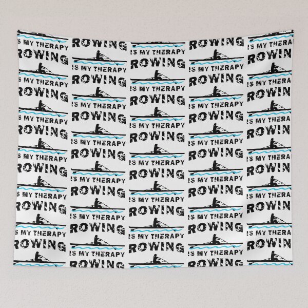 Item preview, Rowing is my therapy - Rowing woman, crew, single scull designed and sold by claudiasartwork.