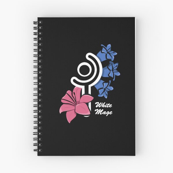 Item preview, White Mage Logo (white-text) designed and sold by ThePhookas.
