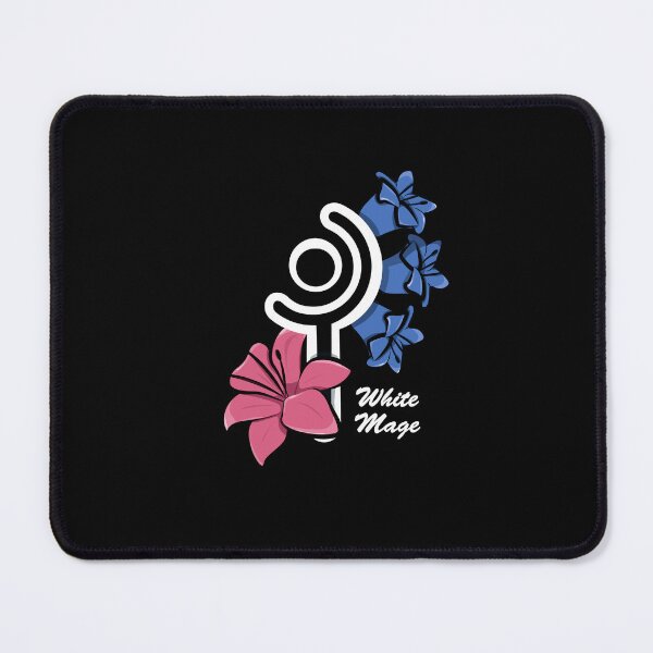 Item preview, White Mage Logo (white-text) designed and sold by ThePhookas.