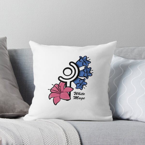 Item preview, White Mage Logo (black - text) designed and sold by ThePhookas.