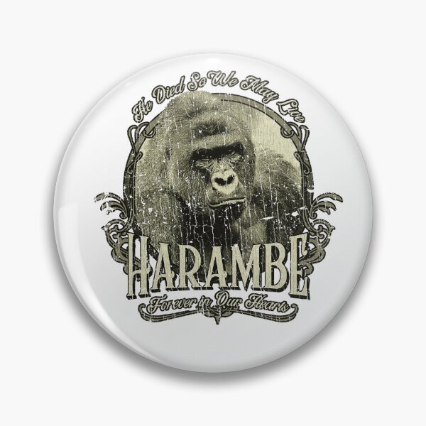 Item preview, Harambe Harambe Forever in Our Hearts 2016  designed and sold by AlexandraAz.