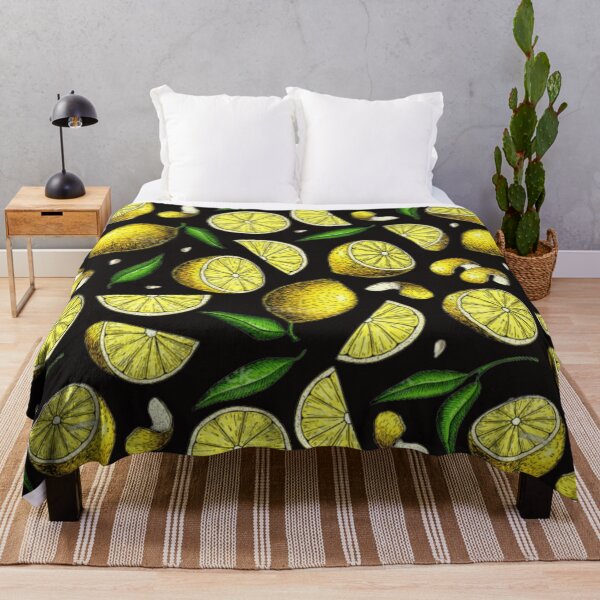 Item preview, Lemon pattern with leaves designed and sold by small-drawing.