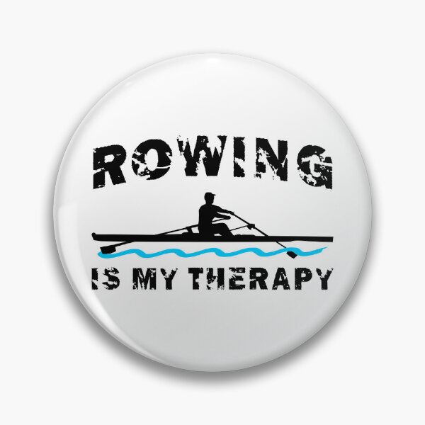 Item preview, Rowing is my therapy - Rowing, crew, single scull designed and sold by claudiasartwork.