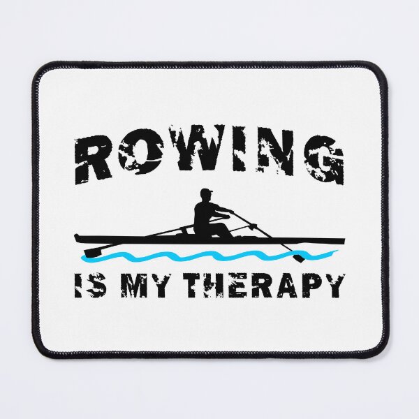 Item preview, Rowing is my therapy - Rowing, crew, single scull designed and sold by claudiasartwork.