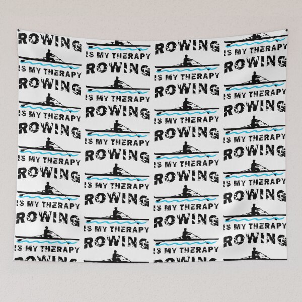 Item preview, Rowing is my therapy - Rowing, crew, single scull designed and sold by claudiasartwork.