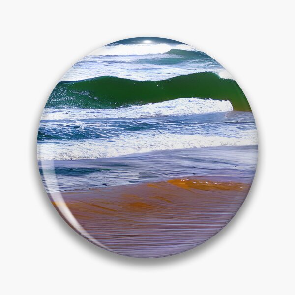 Item preview, seashore, blue ocean waves, sandy beach #6 designed and sold by supeart.